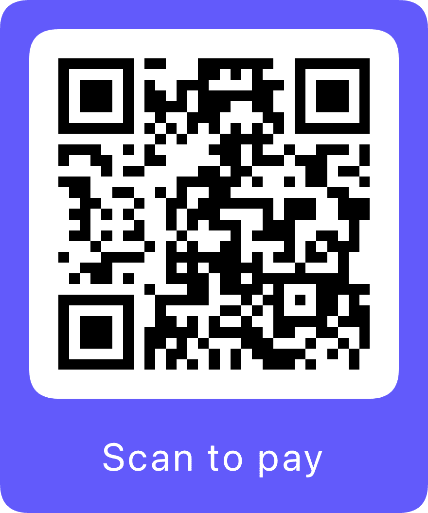 QR code to send a Zelle payment to Jesus Fed Me