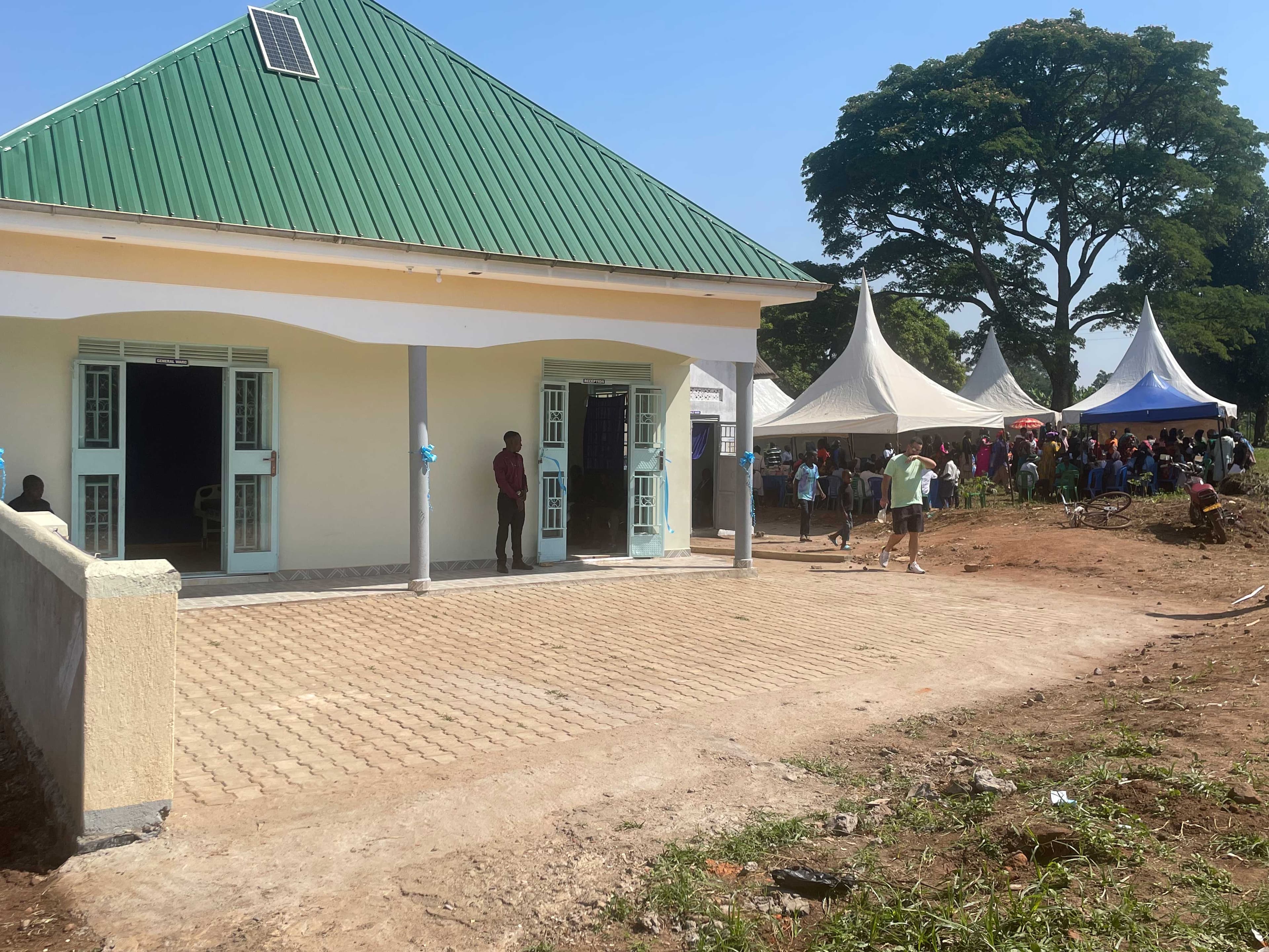 Exterior view of the Miracle Medical Centre building from a different angle.