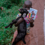 Leticia and her goat