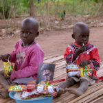 kids enjoying snacks